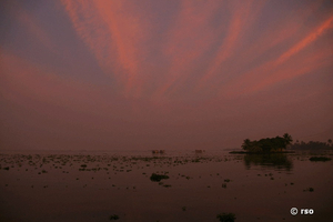 Sonnenuntergang in Marari