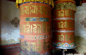 Jambey Lhakhang Tempel Gebetsmühle