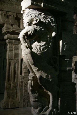 Löwenfigur in Madurai