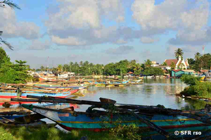 Fischerhafen in Negombo