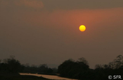 Sonnenuntergang über Indien
