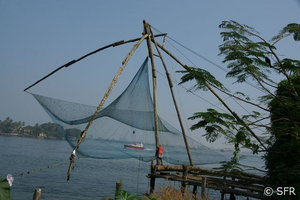 chinesische Fischernetze