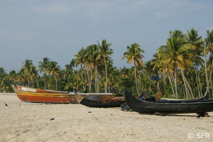 Boote am Marari Strand
