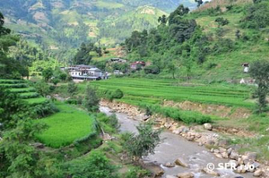 Landschaft in Pokhara
